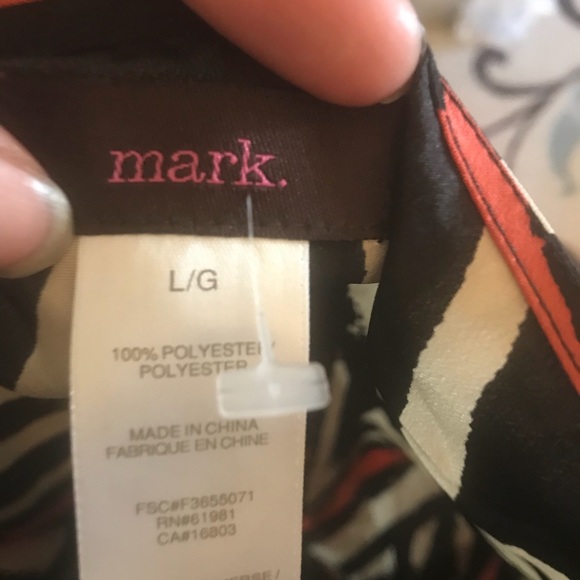 Printed dress size large - Picture 2 of 2